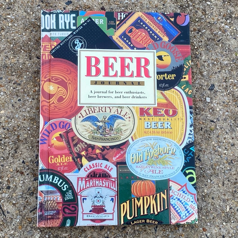 Vintage Galison Beer Journal NWOT